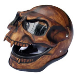 Casco De Motociclista Cráneo Máscara De Halloween 2024 V .