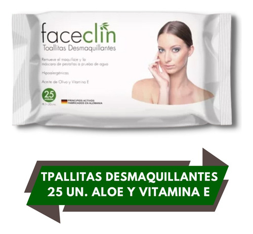 Toallas Desmaquillantes Faceclin Hipoalergenicas 25u Oferta