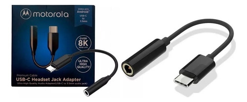 Adaptador Auriculares Con Chip Para Motorola Edge 30/ Pro