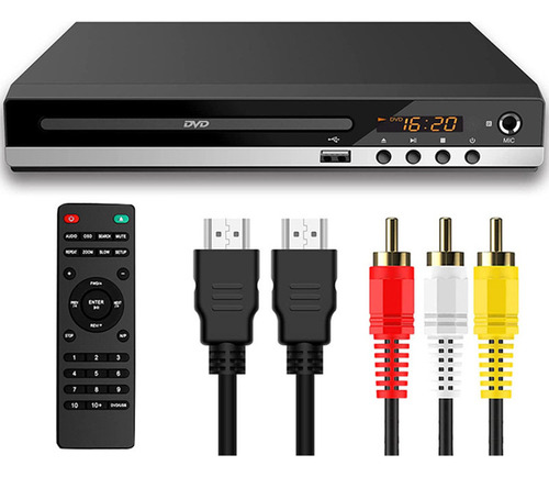 Leitor De Dvd Usb Hd Adh Cd 1080p Player Com Karaoke 110v