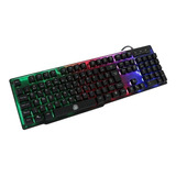 Teclado Gamer Nemesis 5+ 0040 Semimecânico Com Fio