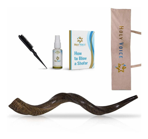 Shofar Kosher Kudu Shofar De Israel Cuerno Musical Spray Ant