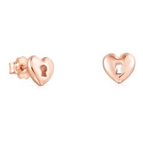 Aretes San Valentin De Plata Vermeil Rosa 015303510