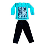 3 Conjunto Moletom Quentinho Roupas Infantil Inverno 1 Ao 8