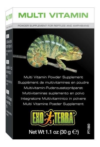 Exo Terra Suplemento Multi Vitaminico 30gr Reptiles