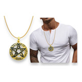 Collar Tetragramaton 3.5cm + Cadena Figaro