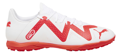 Botines Puma Future Play Tt Hombre Fútbol Blanco