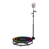 Plataforma Giratoria 360 Luz Photobooth Camara Video 100cm