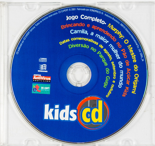 Jogo Pc Kids Cd Jogo Completo Murphy