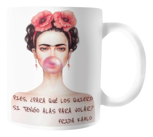 Mug Pocillo Taza Café Té Frida Kahlo Colección Vaso Regalo 