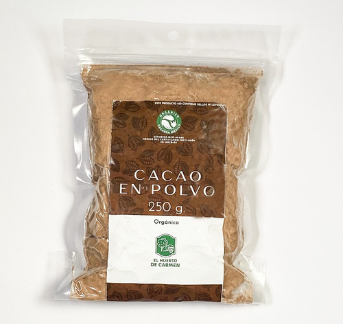 Cacao En Polvo Orgánico 250g 