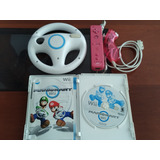 Control De Wii Con Juego Mario Kart