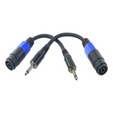 Adaptador Wjstn 1/4 A Speakon, Adaptador 1/4 Ts Macho A Spea