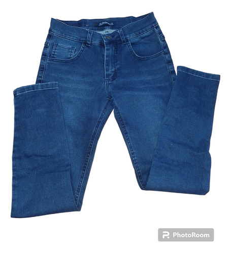 Pantalón De Jean De Niño Elastizado Talle 14