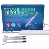 Alta Frecuencia Portatil Facial Corporal 4 Electrodos 