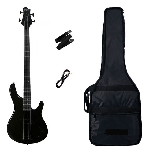 Kit Contrabaixo Tagima Xb-21 Passivo 4 Cordas Preto