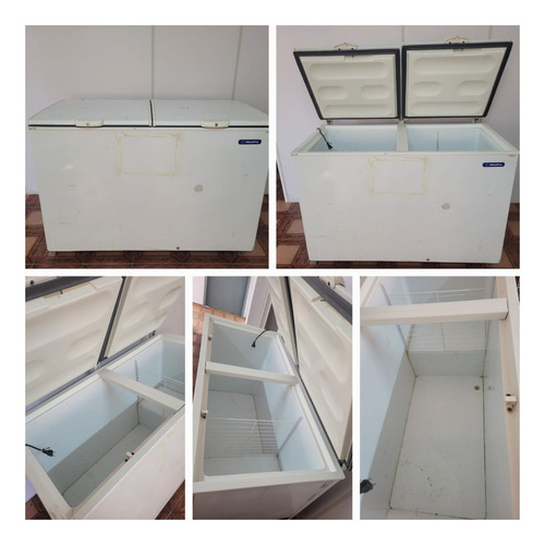 Freezer Horizontal Metalfrio Da420  Branco 419l 220v 