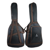 Bag Capa Para Guitarra Sierra Super Luxo Acolchoada Premium Cor Preto Marrom