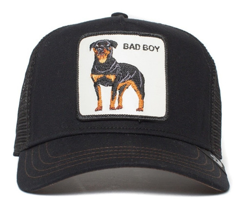 Gorra Goorin Bros. - Negra - Bad Boy - Rottweiler- Original 