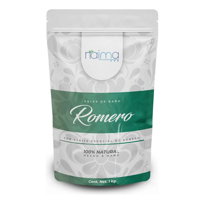 Sales De Baño Romero Natural 1kg Sal De Epsom Revitalizante Fragancia Lavanda | MercadoLibre