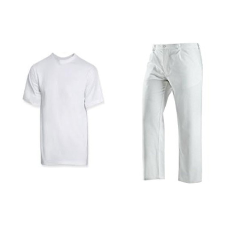 Kit Remera Blanca Con Pantalon Blanco 4 Bol O Nautico