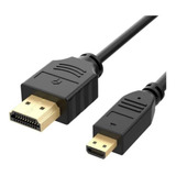 Cable Hdmi A Micro Hdmi De 1,8 Metros V2.0  Negro Full Hd