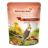 Ração Extra Gold Calopsita Frutas 400g Reino Das Aves 