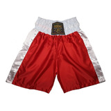 Short Para Boxeo Clasico Poliester Satinado (varios Colores)