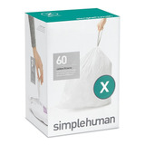 Simplehuman Bolsas Para Basura - Código X - Uline - 60/paq