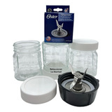 Kit De 3 Mini Vasos Cristal Completo Para Oster