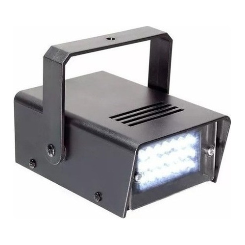 Mini Strobo Flash Jogo De Luz Led 20w Branco Boate Festa