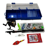 Kit De Accesorios De Pesca Con Caña 165cm Señuelos