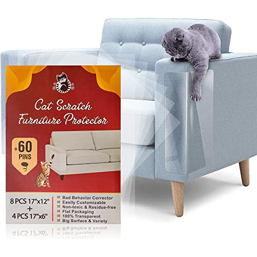 Protector De Muebles Contra Arañazos De Gatos, Paquete...