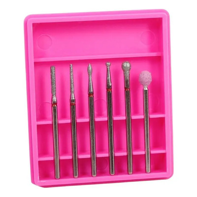Set De Manicura Rusa 6 Pz Carburo De Tungsteno