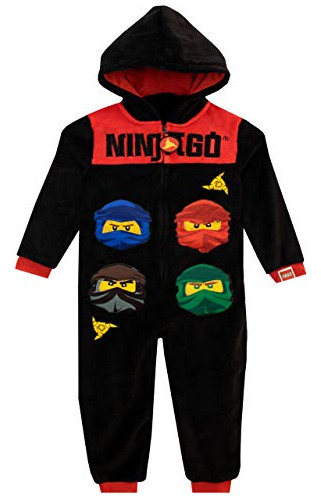 Mono Lego Para Niños Ninjago, Color Negro, Talla 14