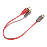 Cable Alargue Rca 1 Hembra 2 Macho Ds18 Potencia Ampli 1f 2m