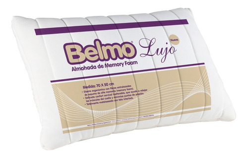 Almohada Belmo Lujo Memory Foam 70x50