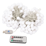 Led String Lights Usb Plug And Play, Plugue Impermeável De 8