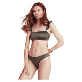 Bikini Malla 2 Piezas Bandeau  Sweet Lady Taupe 720-22