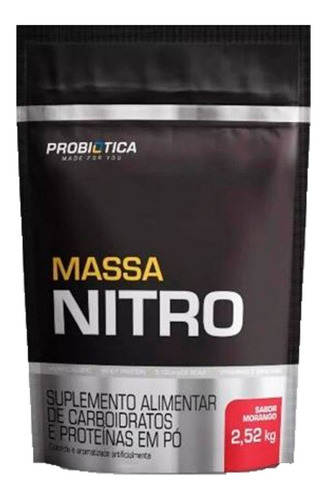 Hipercalórico Massa Nitro 2520kg Refil - Probiotica 