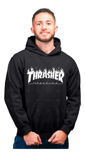 Poleron Estampado Con Diseño Thrasher