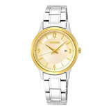 Seiko Mujer Essentials Sxdh04p1 Nuevo Sin Caja Boleta