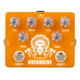 Pedal De Efectos De Guitarra Caline Cp-70 Dual Overdrive Tru