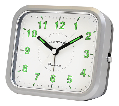 Reloj Despertador Eurotime 11/720 Color Gris