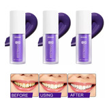 Kit 3 De Blanqueadores De Dientes Morados, Crema Smile-ease