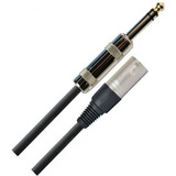 Cable Xlr / Plug 1/4 Trs 6 Mt Accuracy Pro Audio Mc0756m