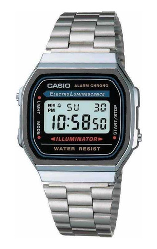 Reloj Casio Vintage A168wa-1wdf Acero Digital