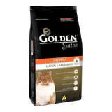 Ração Golden Para Gatos Adultos Castrados Sabor Salmão 10kg
