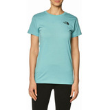 The North Face W S/s Red Box Tee, Reef Waters, Medium