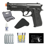 Pistola Airgun Co2 Nbb 4.5 + Kit600esferas+5cilindros+g.pad